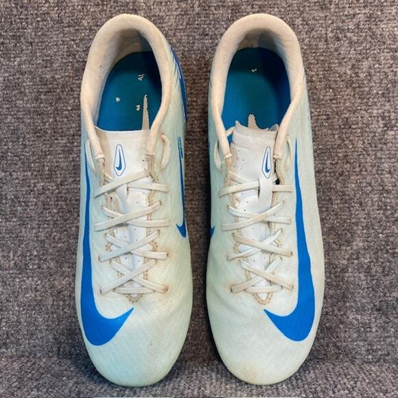 Nike Mens 8 Mercurial Vapor 16 Elite FG Low Top Soccer Cleats Blue FQ1457-400 - Picture 4 of 7